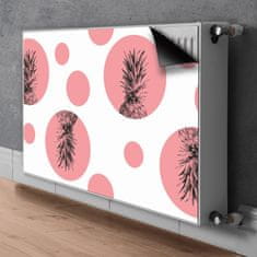 tulup.si Pokrov za radiator PVC Roza ananas 90x60 cm