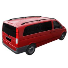 SCOUTT Strešne preproge za Mercedes-Benz Vito W639 2003-2014 Black Compact Van