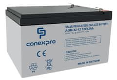 Baterija Conexpro AGM-12-12 VRLA AGM 12V/12Ah, T2