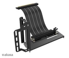 Akasa Riser black Pro, vertikalni nosilec VGA