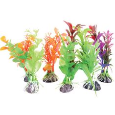 Zolux Z umetno rastlino mini 1kos v različnih barvah