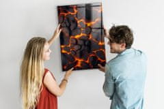 tulup.si Steklena magnetna tabla Vulkan lava 60x90 cm