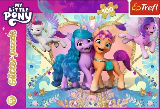 Trefl Sestavljanka My Little Pony/100 kosov, bleščice