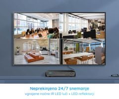 Reolink RLK16-1200D8-A varnostni komplet, 1x snemalna enota (4TB) + 8x IP kamere D1200, 4K UHD+, aplikacija, IP67