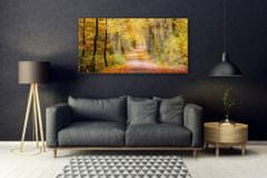 tulup.si Slika na akrilnem steklu Narava rastlin forest lane 140x70 cm 2 obešalnika