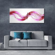 tulup.si Slika na akrilnem steklu Valovi art abstract art 125x50 cm 4 obešalnika