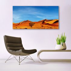 tulup.si Slika na akrilnem steklu Pokrajina desert sand 140x70 cm 4 obešalnika