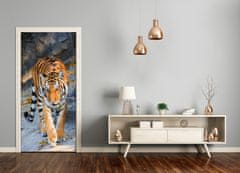 tulup.si Nalepka na vratih Tiger 75x205 cm