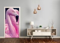 tulup.si Nalepka na vratih Flamingos 75x205 cm