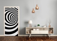 tulup.si Nalepka na vratih Spiralni trakovi 75x205 cm