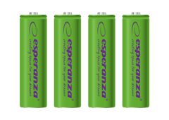 Esperanza eza104g esperanza akumulatorske baterije ni-mh aa 2000mah 4ks zelene