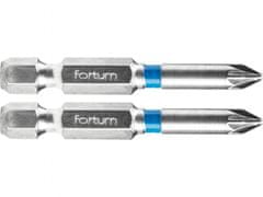 Fortum Križna točka pozidriv, nastavljeno 2ks, PZ 1x50mm, S2