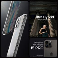 Spigen SPIGEN ULTRA HYBRID IPHONE 15 PRO FROST CLEAR