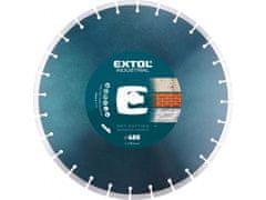 Extol Industrial Diamantna rezalna plošča segmentno na BETON, suho rezanje, O 400x25,4x3,5mm