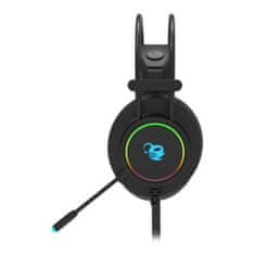 slomart slušalke z mikrofonom gaming coolbox dg-aur-01 črna