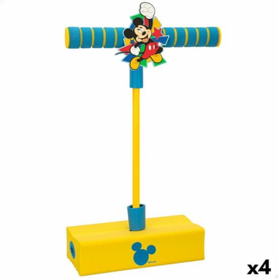 Mickey Mouse Pogo skakalna palica Mickey Mouse 3D Rumena Otroška (4 kosov)