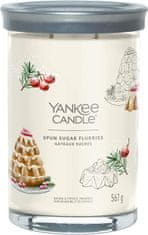 Yankee Candle Dišeča sveča Signature Tumbler in glass large Spun Sugar Flurries 567g