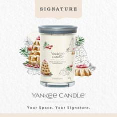 Yankee Candle Dišeča sveča Signature Tumbler in glass large Spun Sugar Flurries 567g