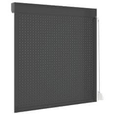 Vidaxl Rolete iz aluminija 140x150 cm antracitne