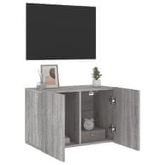 Vidaxl Stenska TV omarica siva sonoma 60x30x41 cm