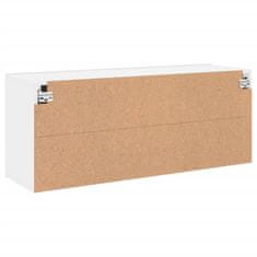 Vidaxl Stenska TV omarica bela 100x30x41 cm