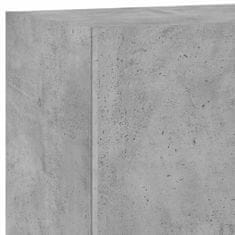Vidaxl Stenska TV omarica betonsko siva 40,5x30x60 cm inženirski les