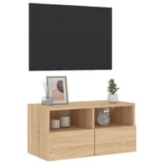 Vidaxl Stenska TV omarica sonoma hrast 60x30x30 cm inženirski les