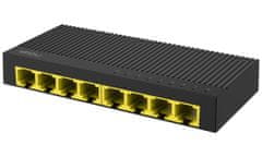 Imou by Dahua switch SG108C/ 8x Gigabit port/ 10/100/1000 Mbps RJ45 portov/ 16 Gbps/ napajanje DC5V1A/ črna