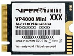 Patriot VIPER VP4000 Mini 2TB SSD / Notranji / M.2 PCIe Gen4 x4 NVMe / 2230 /