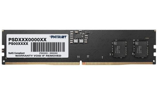 Patriot Signature 8GB DDR5 5200MT/s / DIMM / CL42 / 1,1V