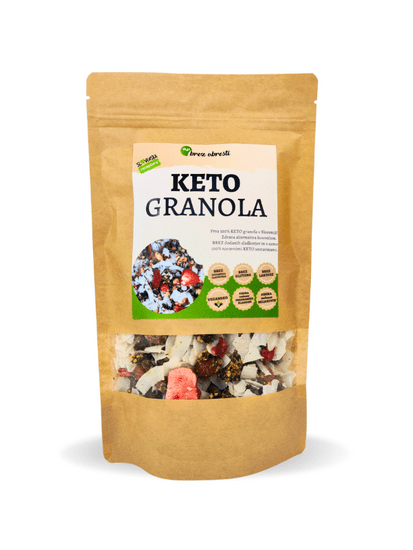 Pajsbrezobresti KETO Granola 220g