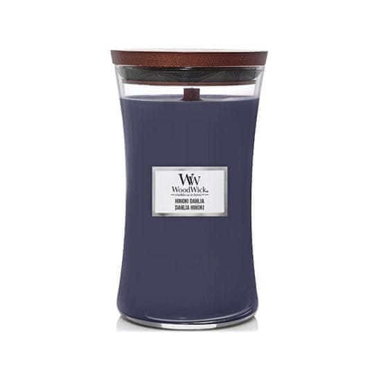 Woodwick Dišeča vaza za sveče velika Dahlia Hinoki 609,5 g