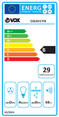 VOX electronics CGL6V17IX kuhinjska napa