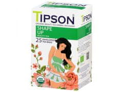 Tipson Tipson Organic Beauty SHAPE UP zelena čaj v vrečkah 25 x 1,5 g x12