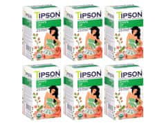 Tipson Tipson Organic Beauty SHAPE UP zelena čaj v vrečkah 25 x 1,5 g x6