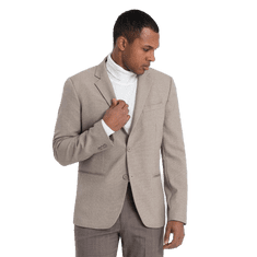 OMBRE Moška jakna z okrasnimi gumbi REFA bež MDN124310 XL