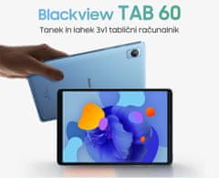 Blackview Tab 60 tablični računalnik, 6/128GB, 4G, WiFi, zelena + ovitek