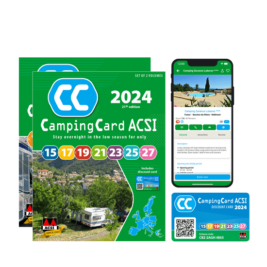ACSI ACSI kartica in vodič po kampih 2024