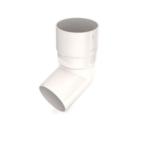 Bryza BRYZA 67° plastično koleno Ø 63 mm, belo, RAL 9010