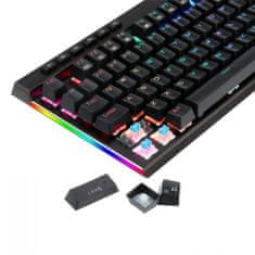 Redragon K580 Vata mehanska tipkovnica, RGB, črna