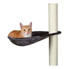 NEW Viseča mrežasta postelja za mačke Trixie Hammock Siva Kovina Ø 40 cm