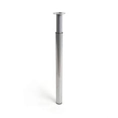 BigBuy Noge Rei 406e raztegljive cilindrične srebrne jeklene moderne (Ø 6 x 71-110 cm)