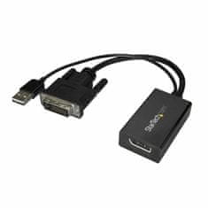 NEW Adapter iz DisplayPort v DVI Startech DVI2DP2 Črna