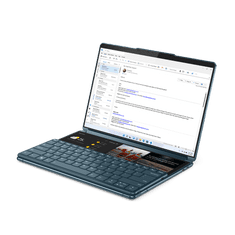 Lenovo Yoga Book 9 prenosnik, i7-1355U, 16GB, SSD1TB, 2x 33,8 cm (13,3), 2.8K, OLED, W11H, na dotik (82YQ0034RM)