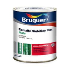 BigBuy Sintetična emajlna barva Bruguer Dux White 750 ml Matt