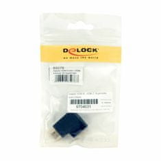 Delock adapter HDMI M - HDMI Ž 19-pin kotni desni 65076