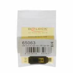 Delock adapter USB mini Ž-USB mikro-B M 5-pin 65063