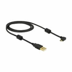 Delock kabel USB A-B mikro kotni-90st. desni 1m 83147