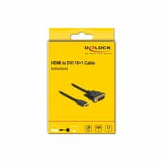 Delock kabel HDMI-DVI-D 18+1 0,5m 85581