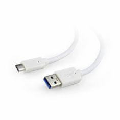 CABLEXPERT kabel USB 3.1 A-C 1m bel CCP-USB3-AMCM-1M-W